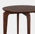 Borgen Round Side Table in Walnut