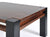 Hand Crafted Walnut Coffee Table; Contrasting Black Leg, Contemporary Design