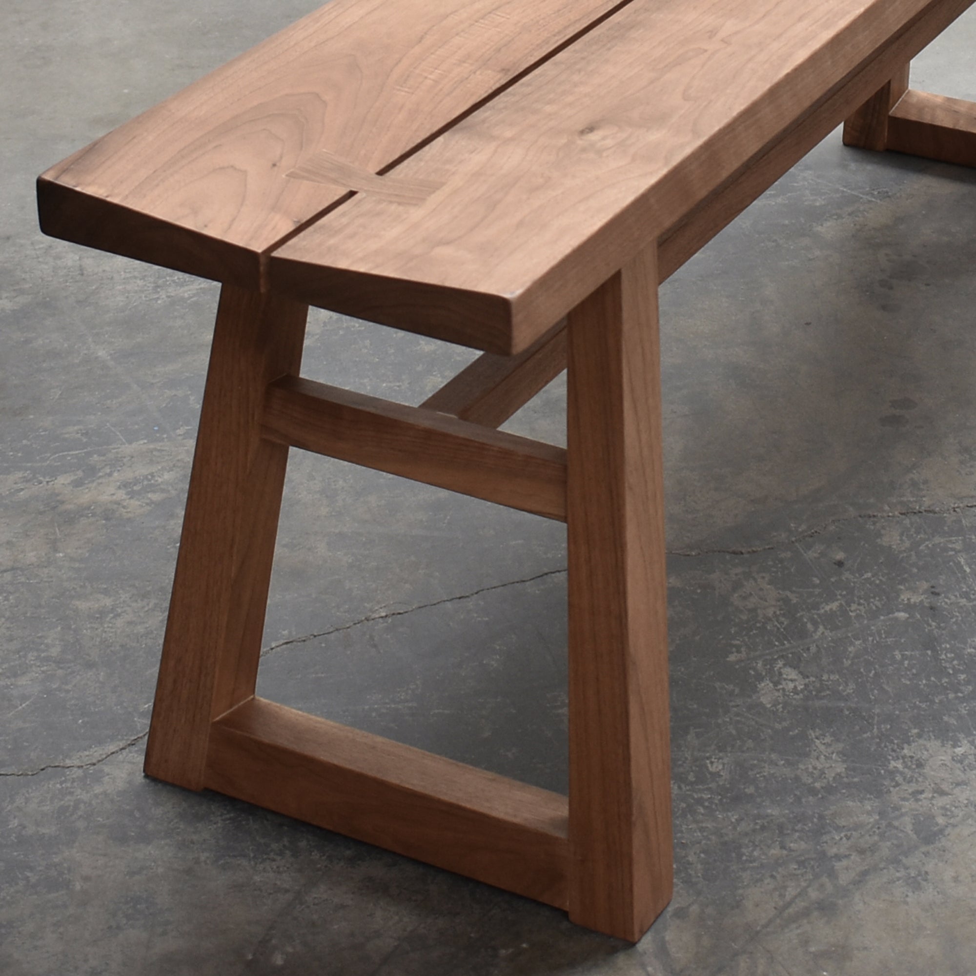 Chelsea Bench, Solid Walnut, Feat. Dovetail Joinery, 54" Long