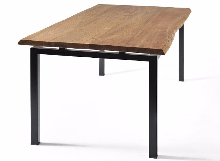 George Live Edge Solid Walnut Dining Table