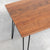 Metro Desk, Medium Walnut with Hairpin Legs