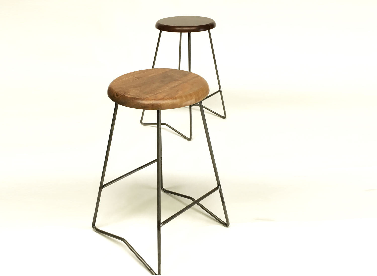 Nelson Walnut Counter Stool