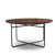 Omar Round Walnut Coffee Table