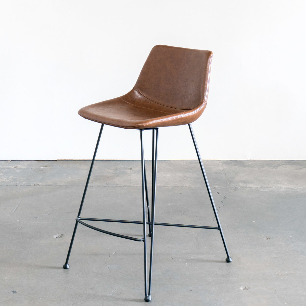 Odette Counter Stool, Chestnut Brown