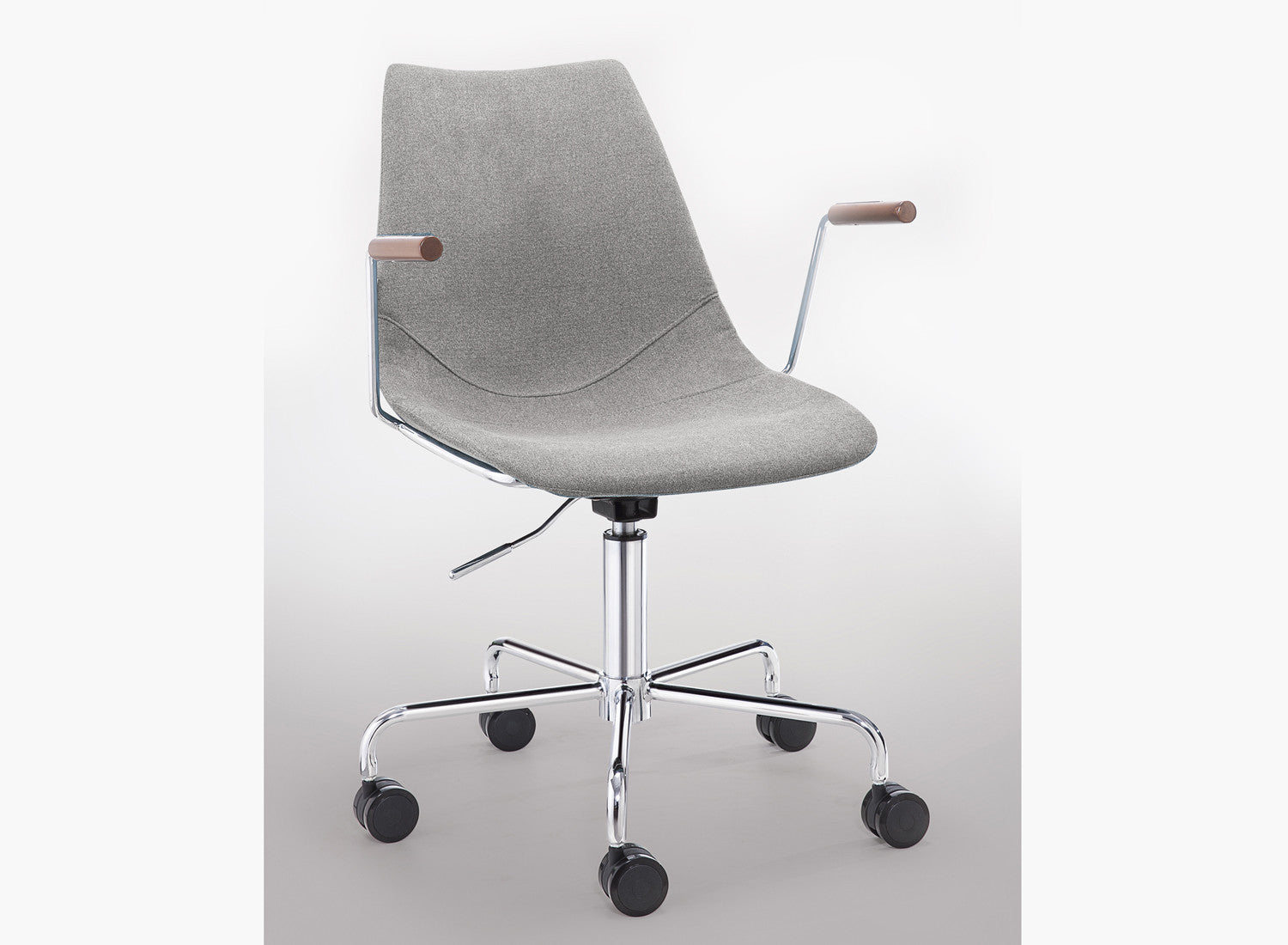 Pacifica Task Chair, Light Grey, Adjustable Height