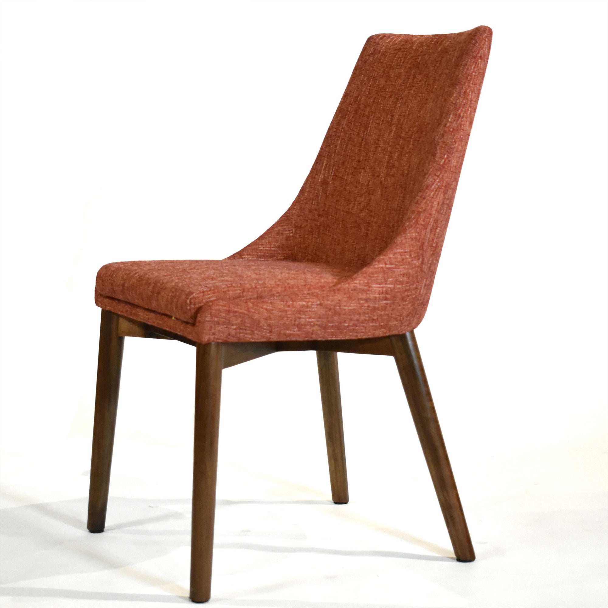 Pascal Dining Chair, Picante, Medium Walnut