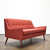 Rex Tufted Mid Century Modern Loveseat