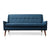 Rex Tufted Mid Century Modern Loveseat