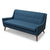 Rex Tufted Mid Century Modern Loveseat