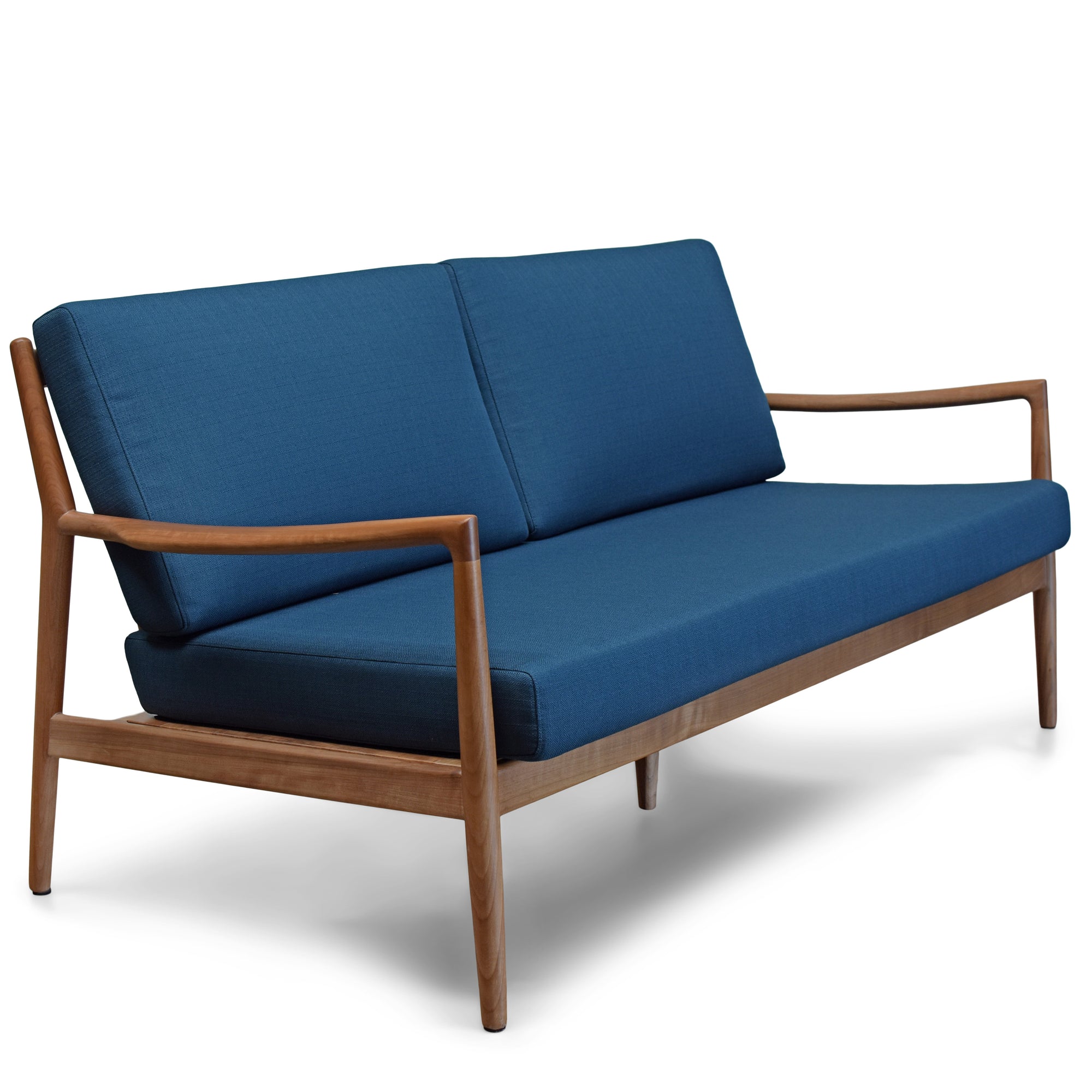 Stella Sofa Azure - Natural Walnut 1