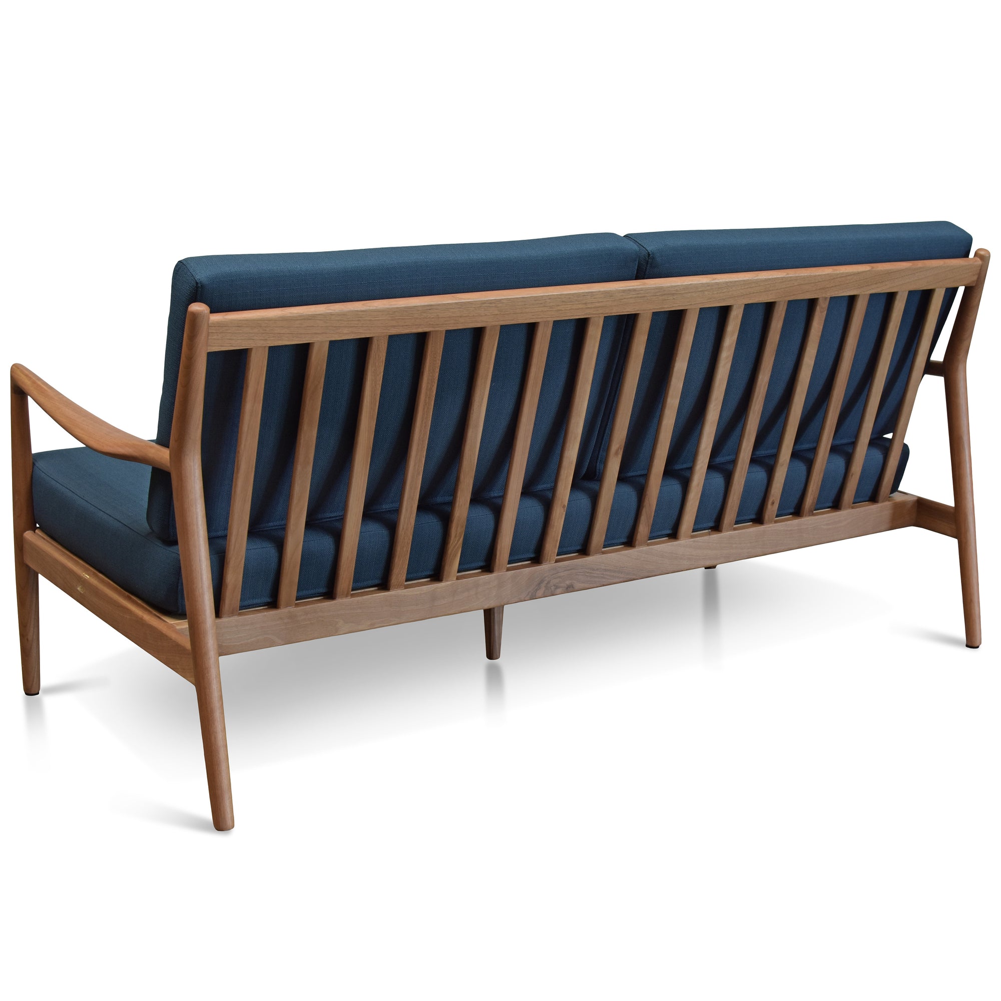 Stella Sofa Azure - Natural Walnut rear