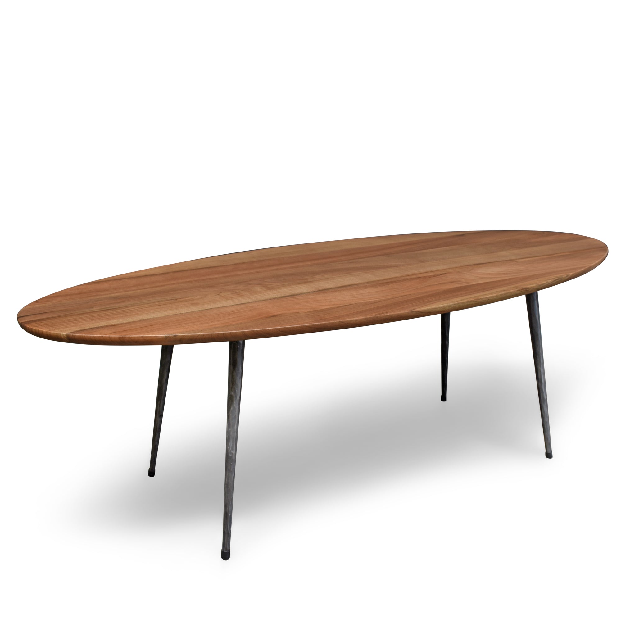 Walnut Mid Century Surfboard Coffee Table