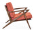 Zach Walnut Mid Century Lounge Chair